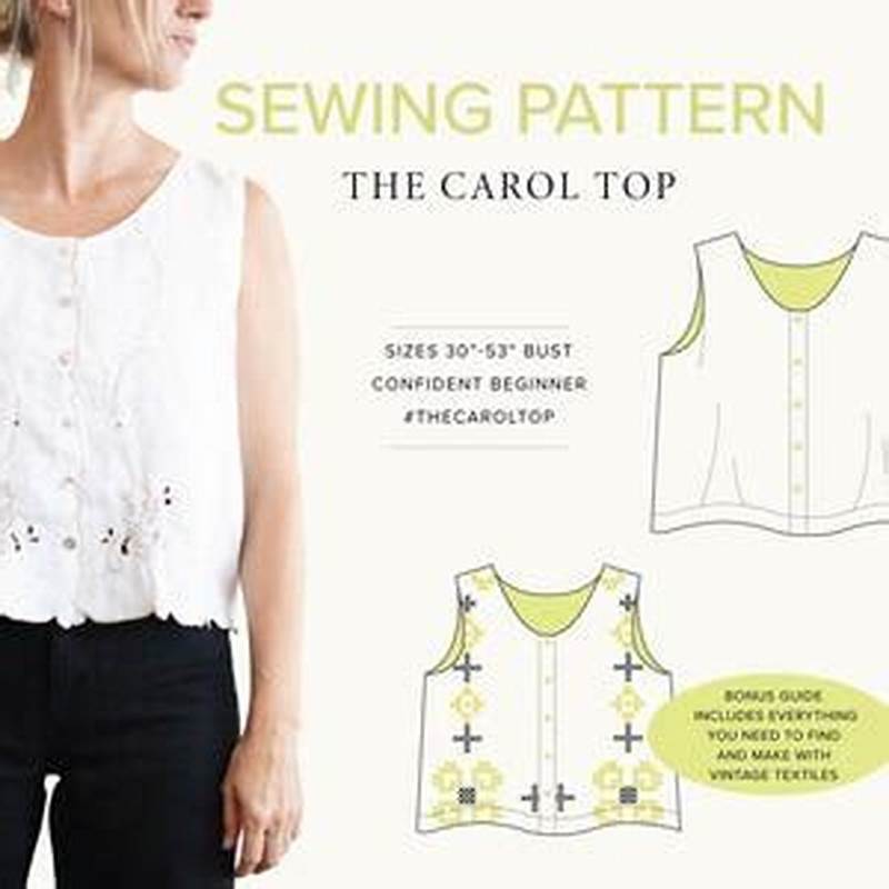 Button Front Tank Top Pattern