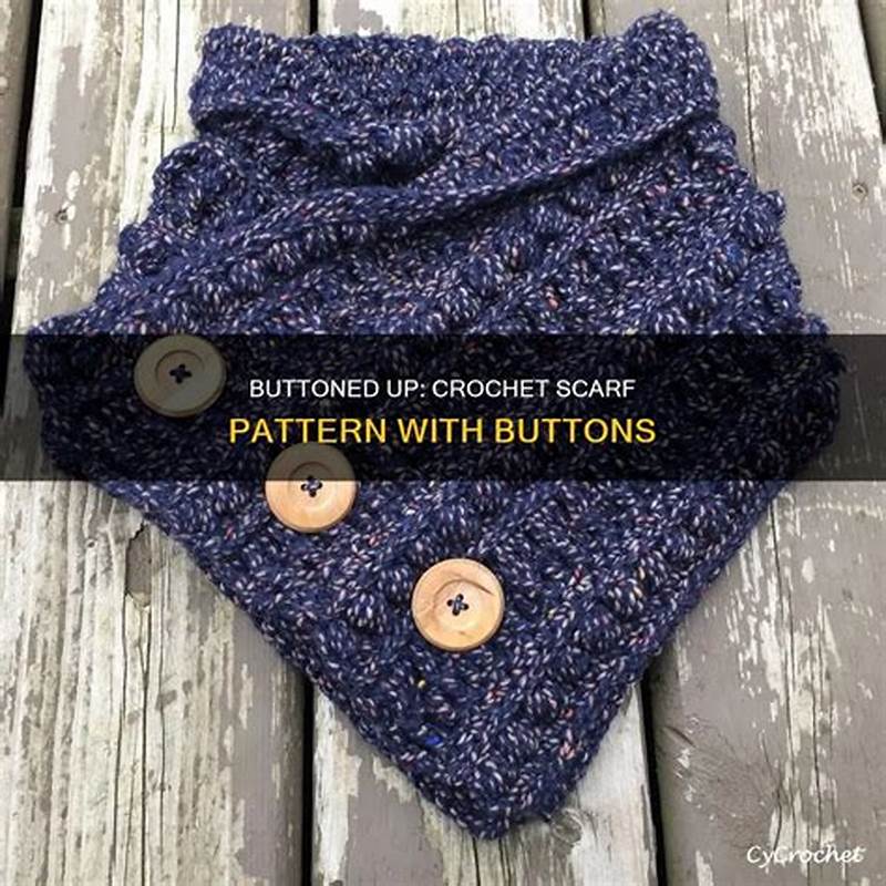 Button Scarf Pattern