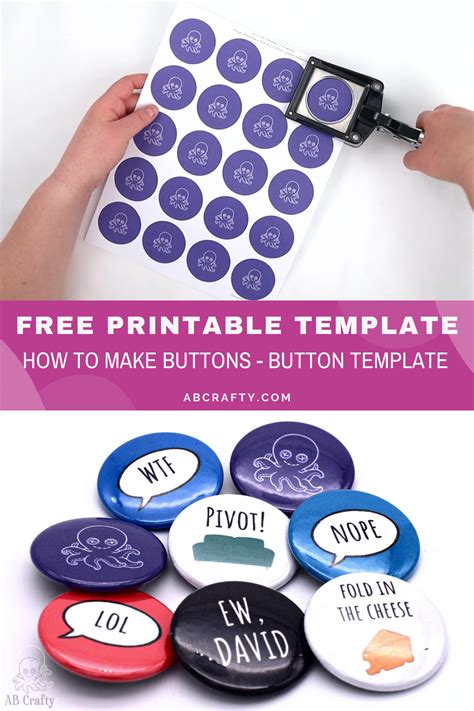 Button Templates For Button Maker