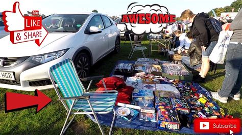 Buying Goods at Apps Court Farm Car Boot Sale