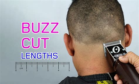 Buzz Cut Length Chart