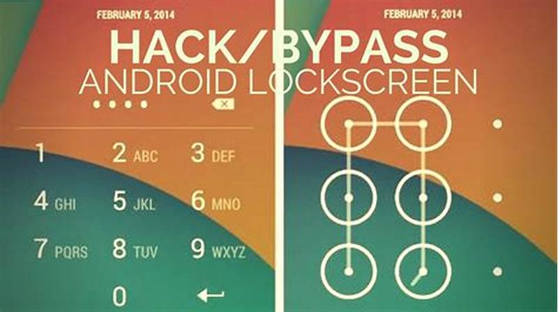 Bypass Pattern Screen Lock Android