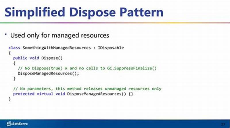 C# Dispose Pattern Example