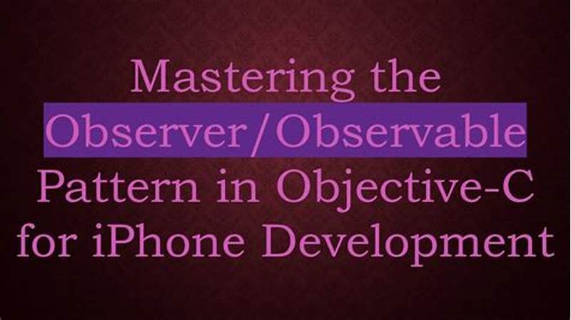 C  Observable Pattern
