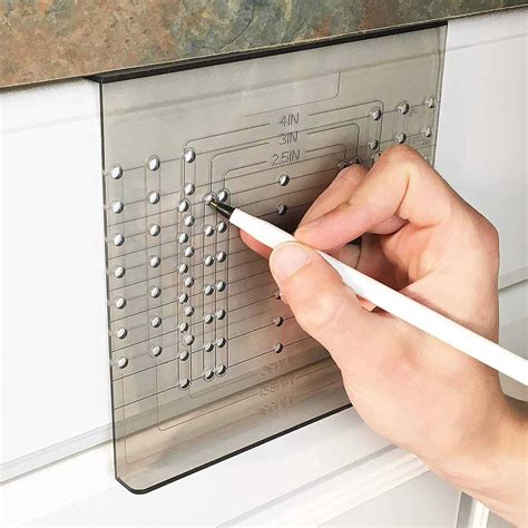 Cabinet Hardware Installation Template