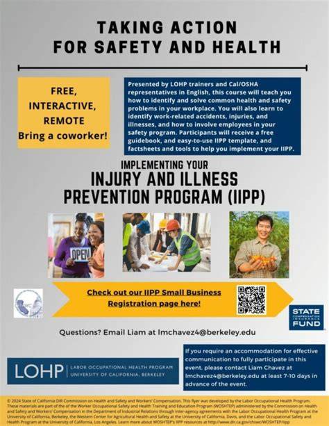 Cal Osha Injury And Illness Prevention Program Template Mccarthy