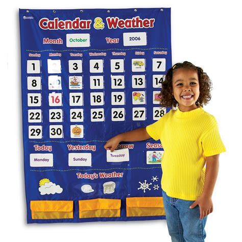 Calendar And Weather Pocket Chart
