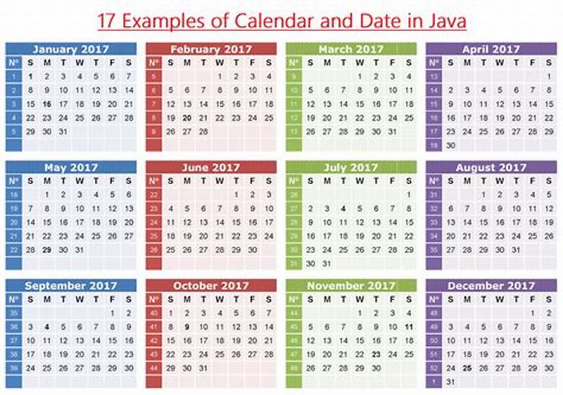 Calendar Day Of Month Java Example