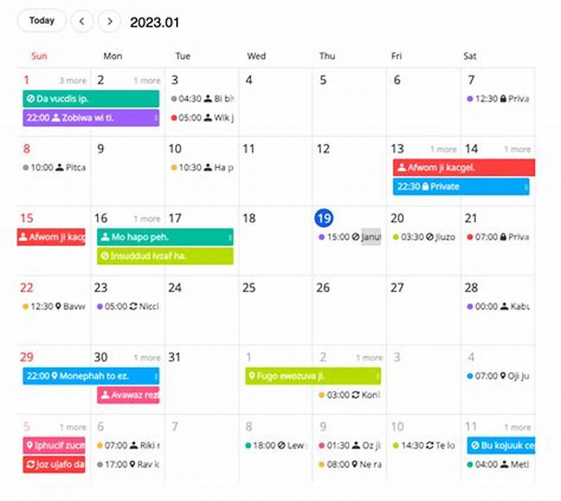 Calendar Js Library