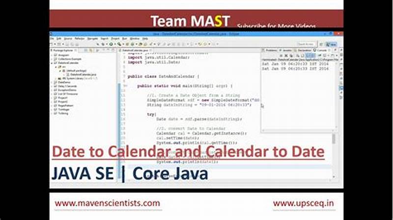 Calendar To Date Conversion In Java