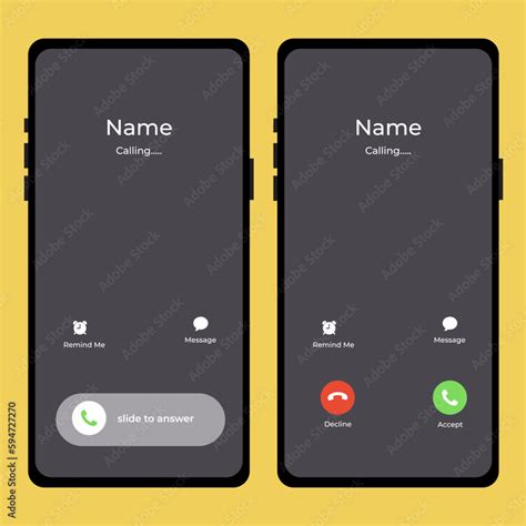 Call Screen Template