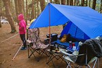 Camping in Rain UK