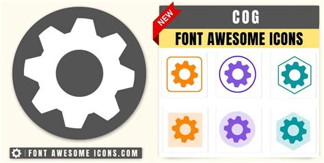 Can I change the color of Font Awesomes cog icon