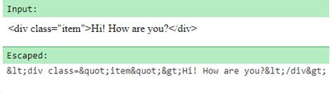 Can I escape HTML special chars in JavaScript