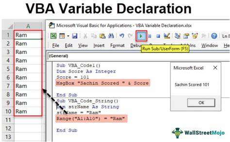 Can I simultaneously declare and assign a variable in VBA