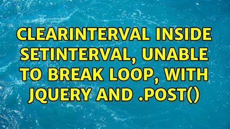Can clearInterval be called inside setInterval