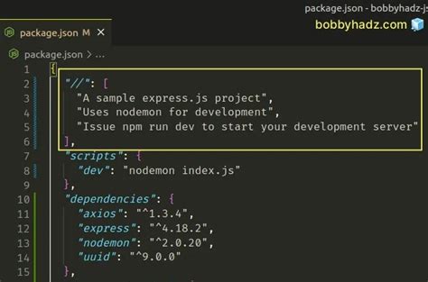 Can comments be used in JSON
