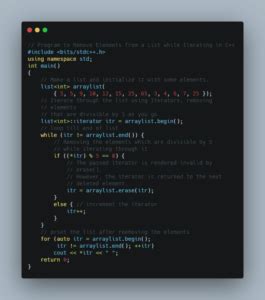 Can you remove elements from a stdlist while iterating through it