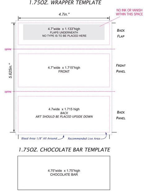 Candy Bar Wrapper Template Free