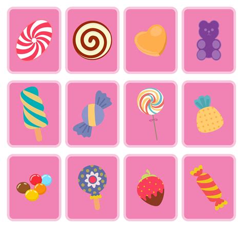 Candyland Cards Printable
