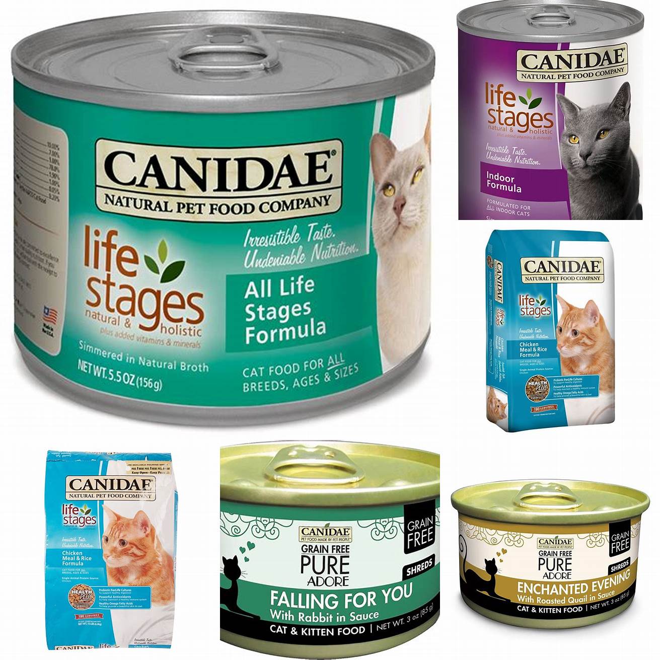 Canidae Wet Cat Food is made with natural ingredients that are free from harmful chemicals and additives