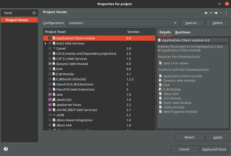 Cannot change version of project facet Dynamic Web Module to 30