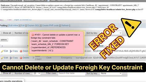 Cannot delete or update a parent row a foreign key constraint fails