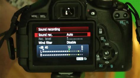 Canon 600D audio input