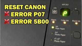 Canon MP237 Error 5B01