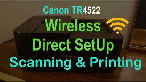 Canon Printers PIXMA Tr4522 How to Set Up