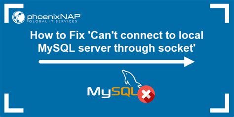 Cant connect to local MySQL server through socket varmysqlmysqlsock 38