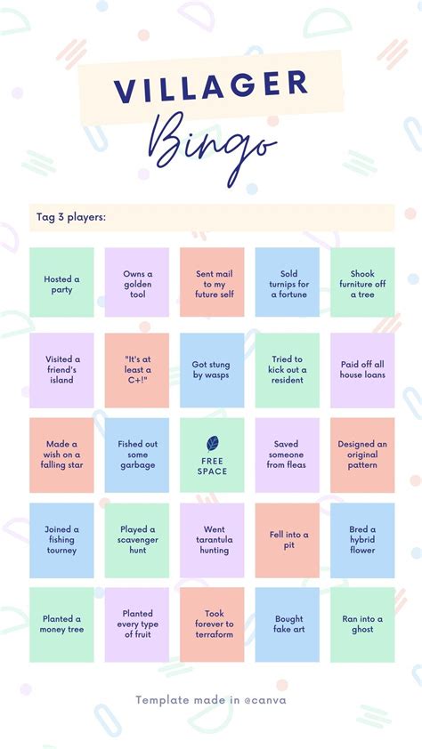 Canva Bingo Templates