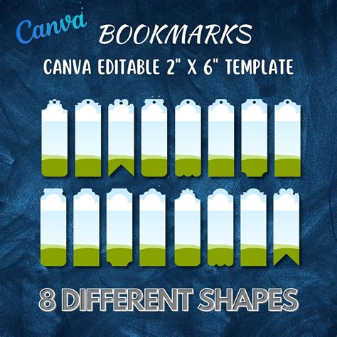 Canva Bookmark Template