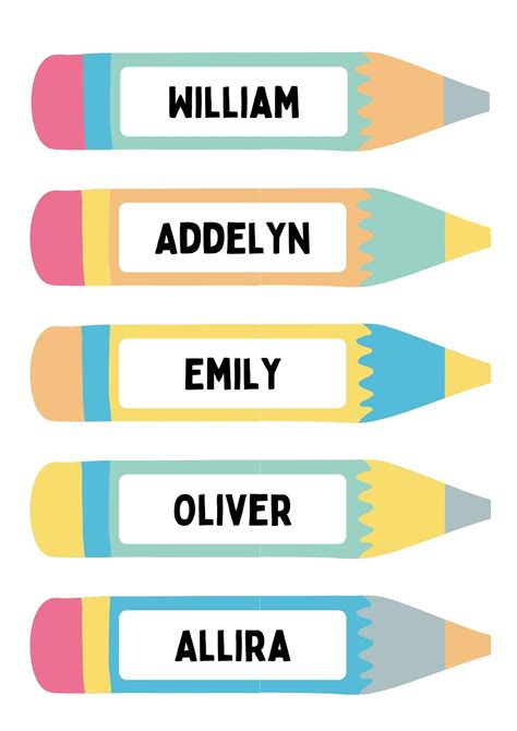 Canva Name Tag Templates