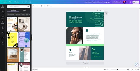 Canva One Pager Templates