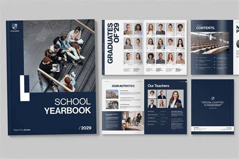 Canva Yearbook Template