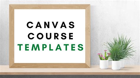 Canvas Course Templates Free