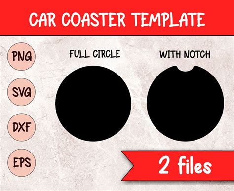 Car Coaster Template
