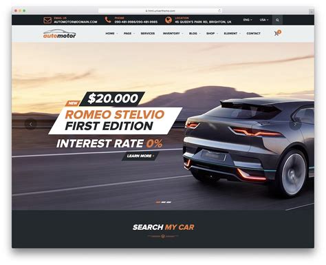 Car Dealer Website Template