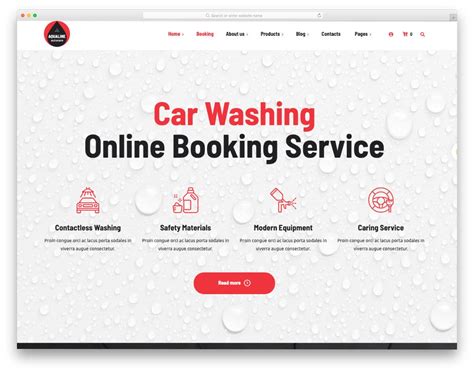 Car Detailing Website Template