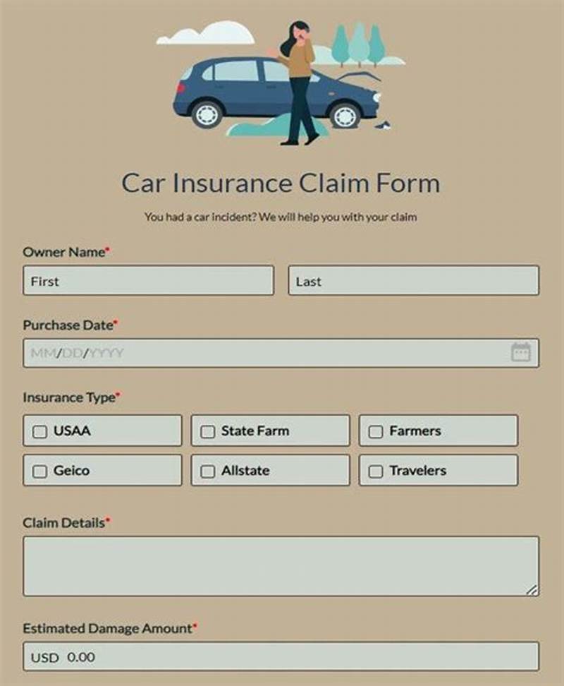 Car Insurance Claim Example