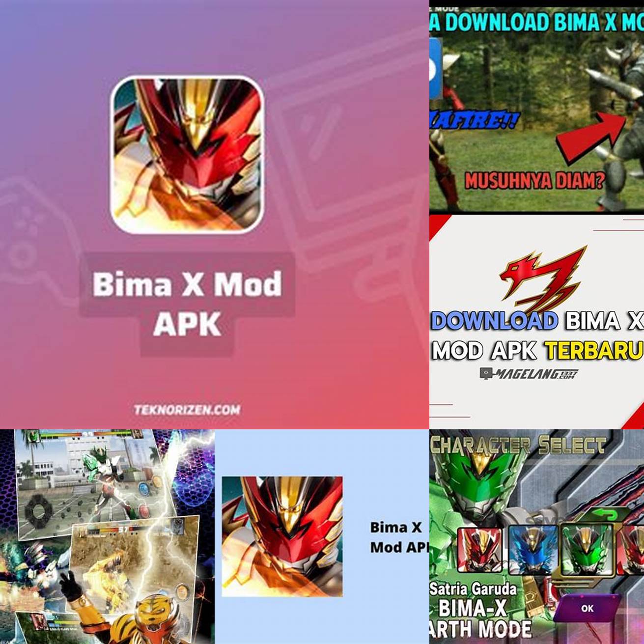 Cara Install Game Bima X Mod Apk Unlock All Character