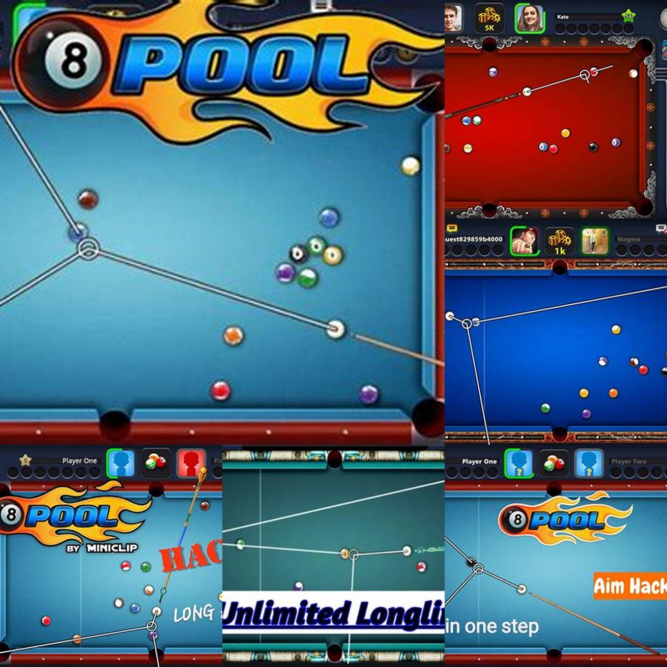 Cara Mengunduh 8 Ball Pool Mod Apk Long Line