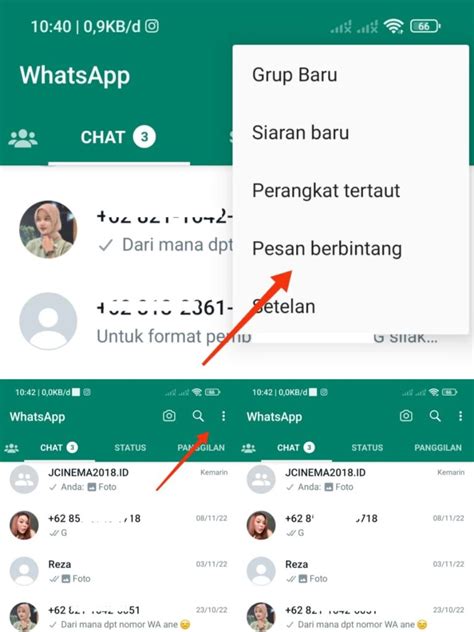 Bintang Chat WhatsApp