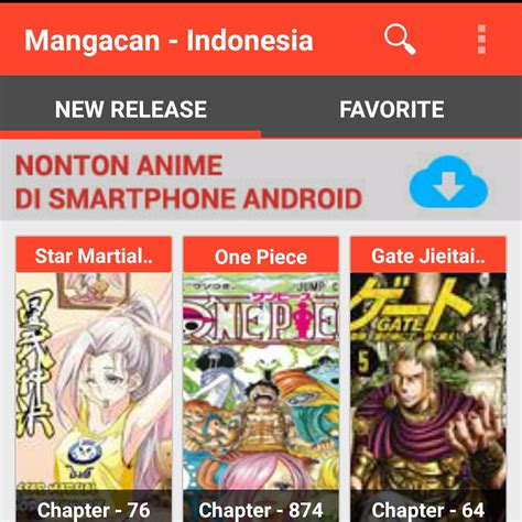Cara Membaca Manga di Aplikasi Mangacan Indonesia