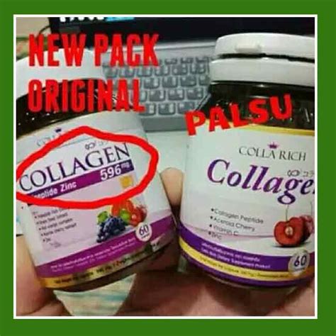 Colla Rich Collagen Asli Label Kode Produksi