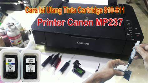 Langkah-langkah Mengeluarkan Cartridge dari Printer Canon Pixma MP237