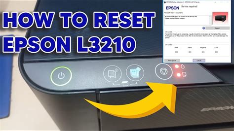 Cara Reset Epson L3210 dengan Tombol