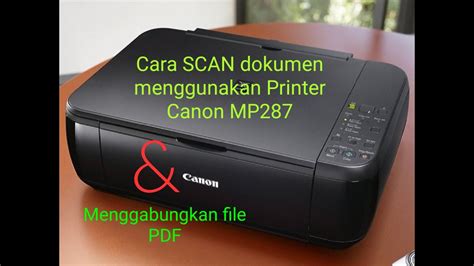Cara Reset Printer Canon MP287 Menggunakan Tombol