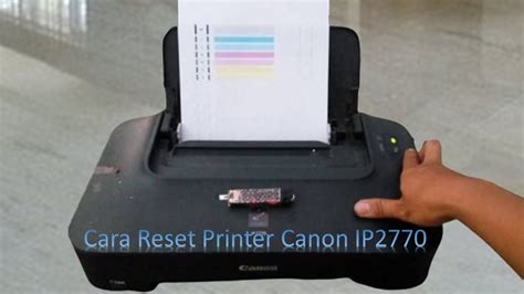 Cara Mereset Printer Canon IP 2770 ke Pengaturan Pabrik